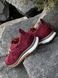 Чоловічі шкіряні кросівки Stormy Cherry Sneakers 714-бордо фото 2